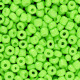 Seed beads 8/0 (3mm) Neon lime green